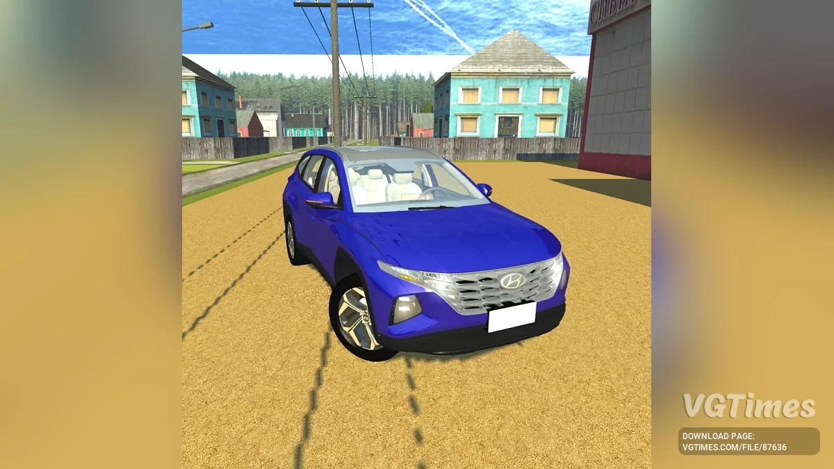 Simple Car Crash Physics Sim — Hyundai Tucson 2022
