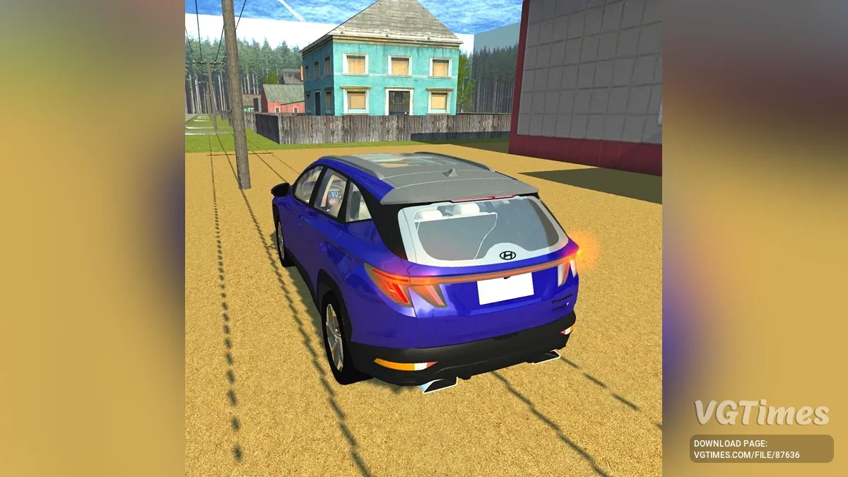 Simple Car Crash Physics Sim — Hyundai Tucson 2022
