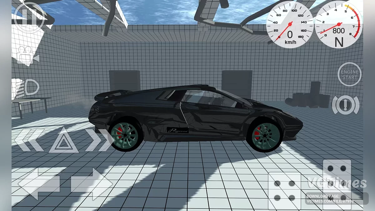 Simple Car Crash Physics Sim — Инфернус из GTA 4