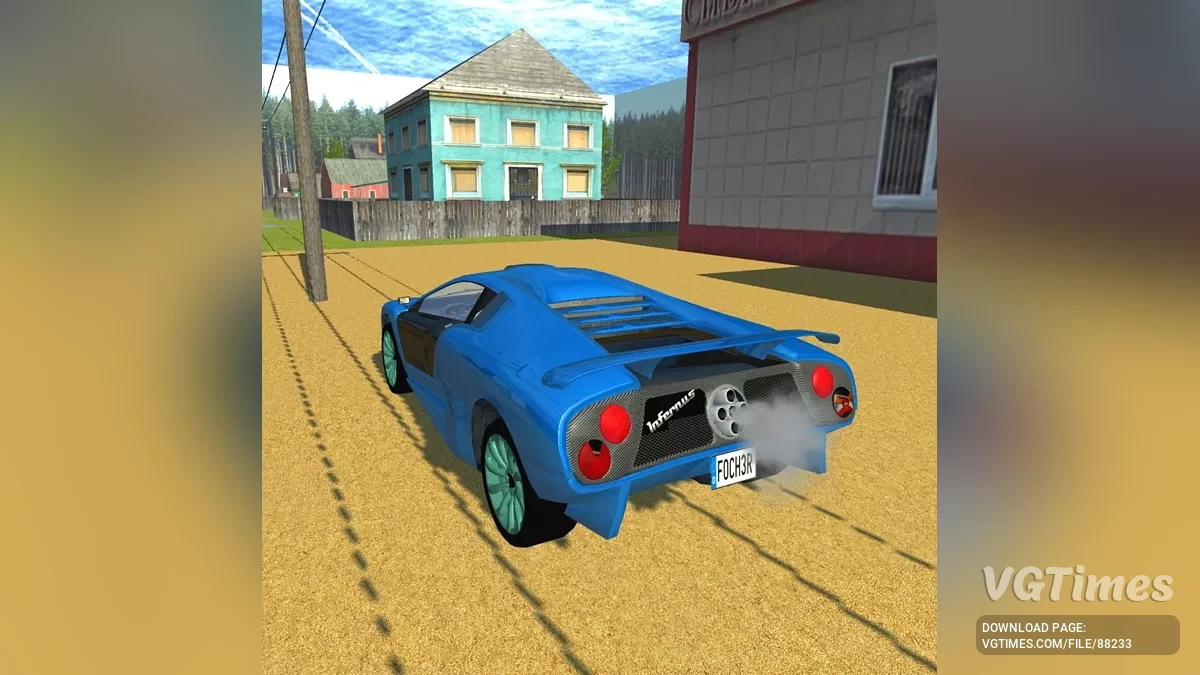 Simple Car Crash Physics Sim — Infernus из игры GTA 4