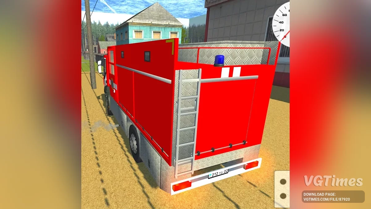 Simple Car Crash Physics Sim — IVECO пожарная машина