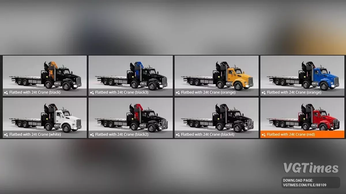 BeamNG.drive — Kenworth T880 Rollback Carrier v4.89 (0.37.x)