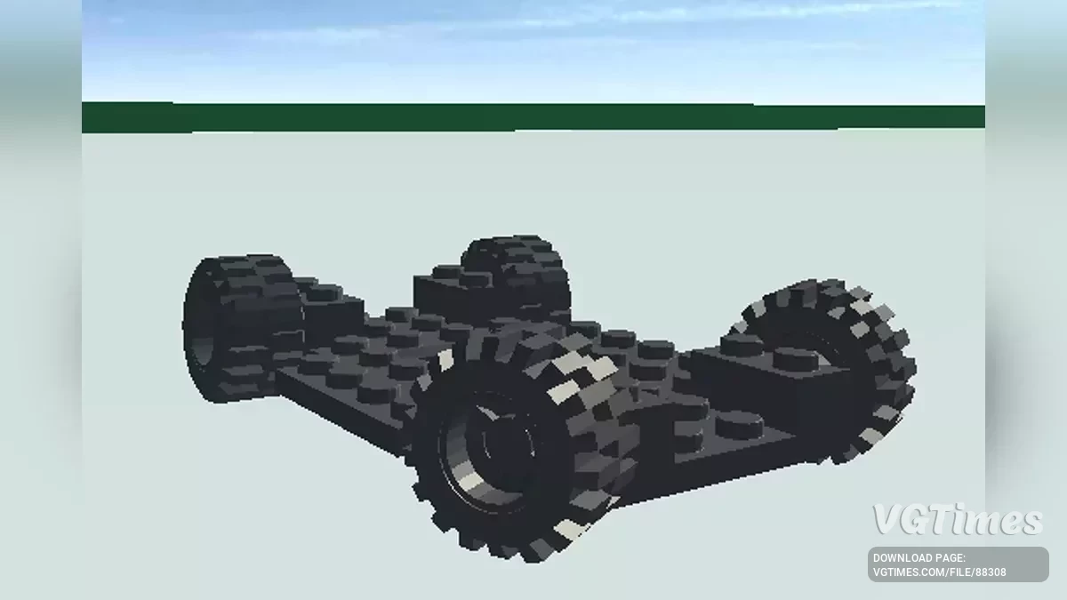 Not Simple Car Crash — База автомобиля Lego (фиксированные колеса)