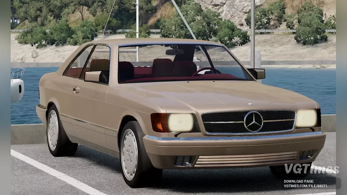BeamNG.drive — Mercedes 560 sec v1.02 (0.37.x)