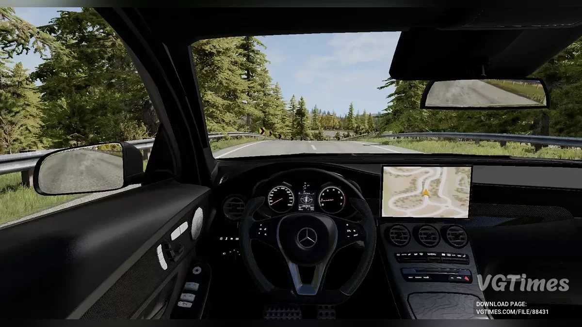 BeamNG.drive — Mercedes-Benz GLC Coupe 63S AMG (C253) v4.60 (0.37.x)