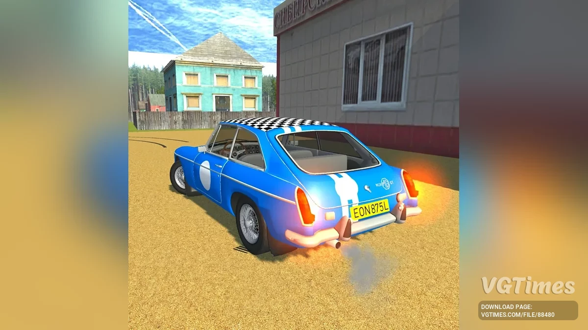 Simple Car Crash Physics Sim — MGB GT