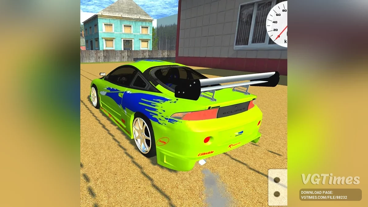 Simple Car Crash Physics Sim — Mitsubishi Eclipse remaster