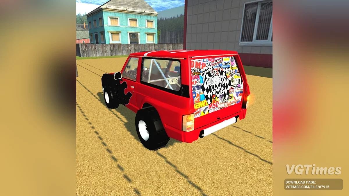 Simple Car Crash Physics Sim — Nissan Patrol Jraf