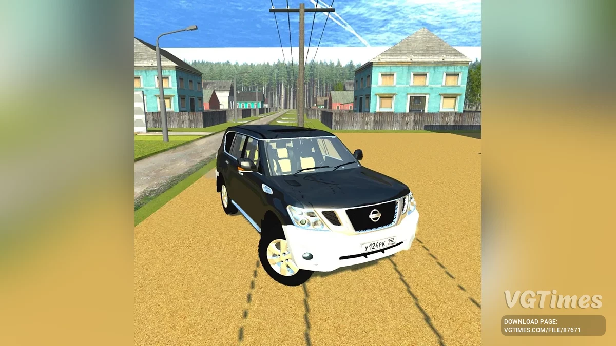 Simple Car Crash Physics Sim — Nissan Patrol