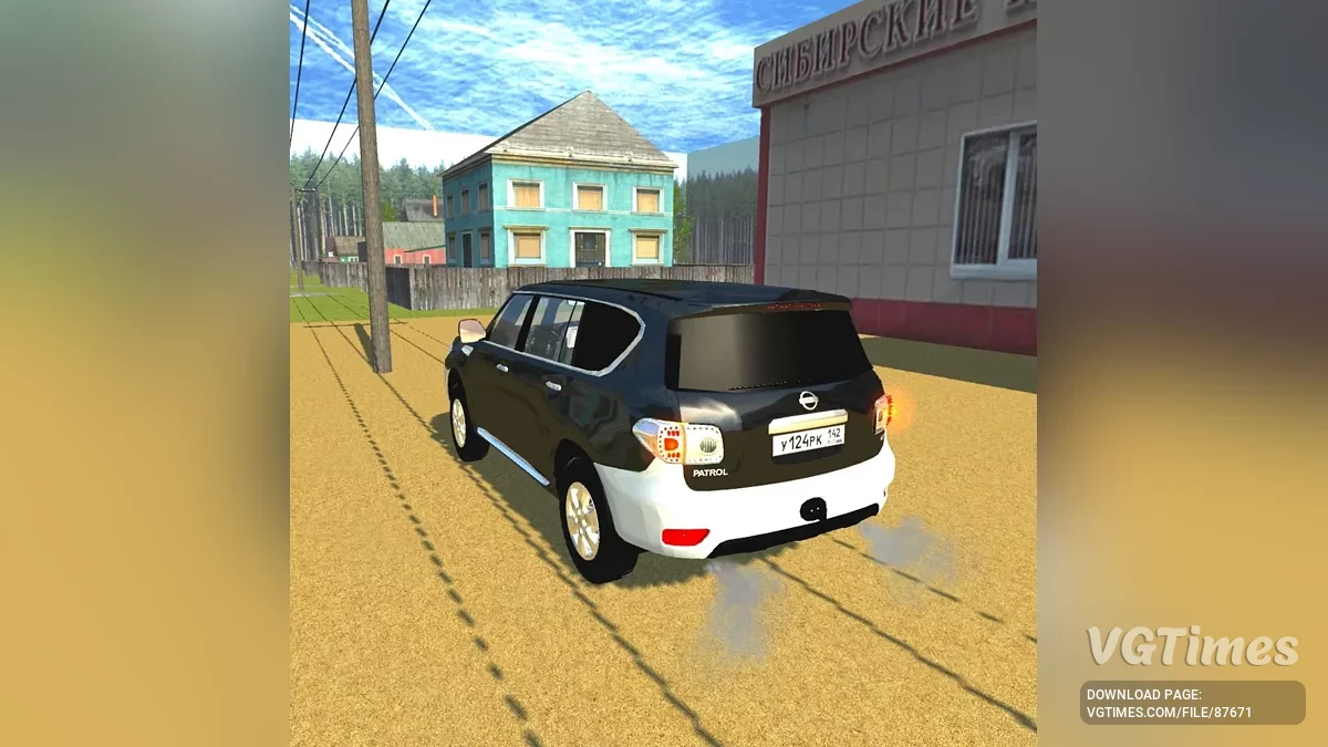 Simple Car Crash Physics Sim — Nissan Patrol