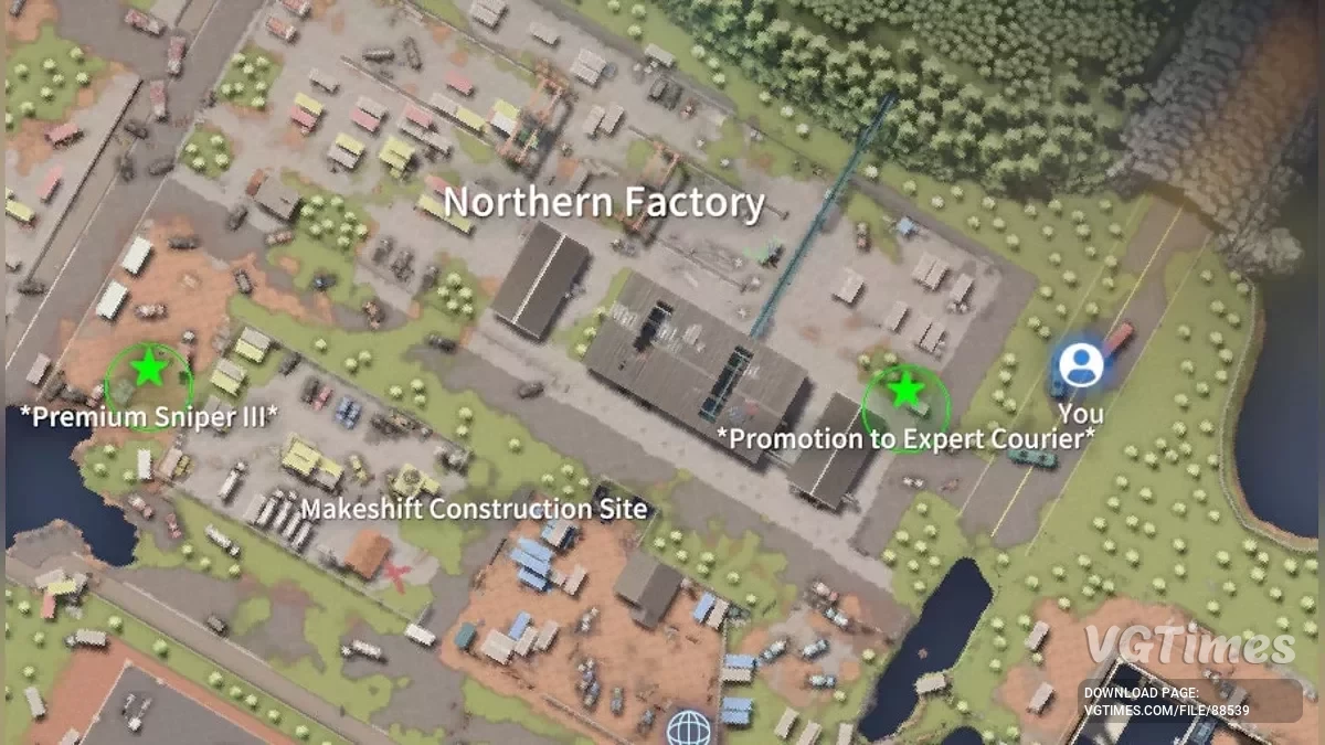 Escape from Duckov — Отображение области квестов на карте