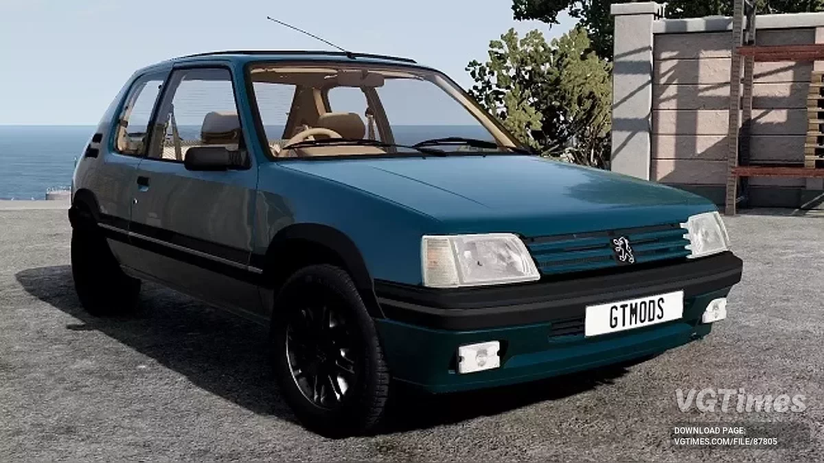 BeamNG.drive — Peugeot 205 JP v4.2 (0.37.x)