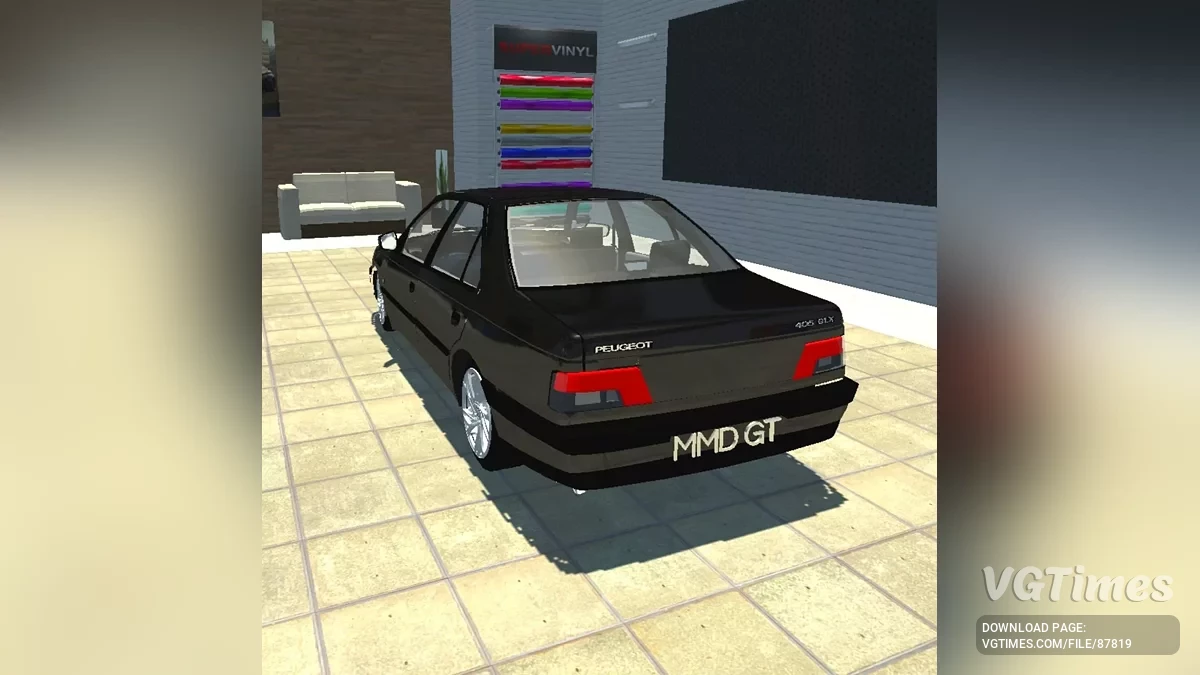 Not Simple Car Crash — Peugeot 405