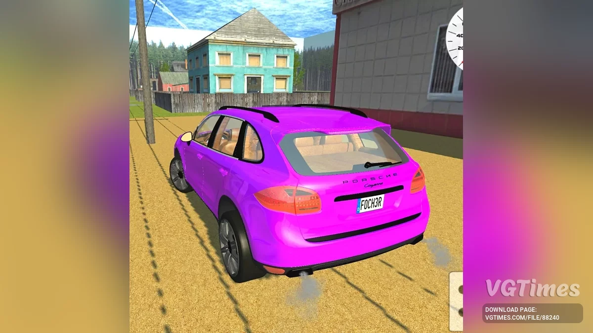 Simple Car Crash Physics Sim — Porsche Cayenne 958 2010