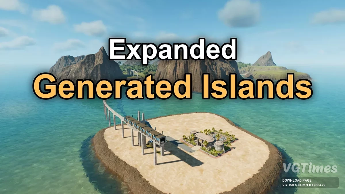 Jurassic World Evolution 3 — Расширенные сгенерированные острова