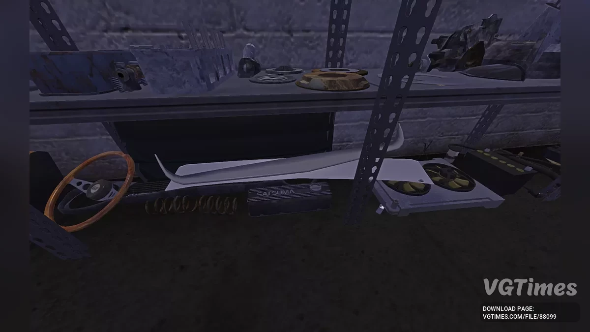 My Summer Car — Сатсума разобрана, весь тюнинг в гараже, 10000 марок