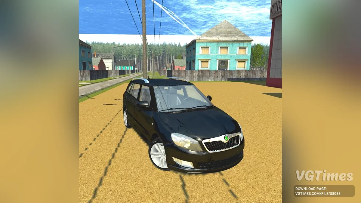 Simple Car Crash Physics Sim — Skoda Fabia