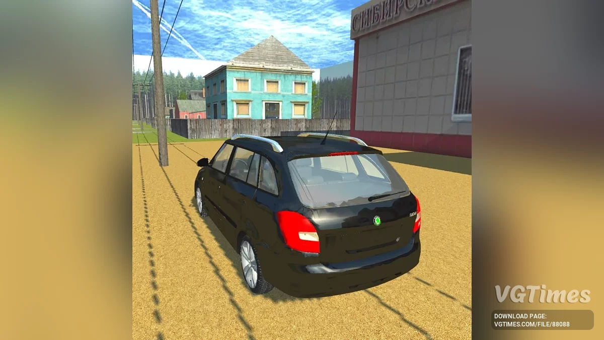 Simple Car Crash Physics Sim — Skoda Fabia