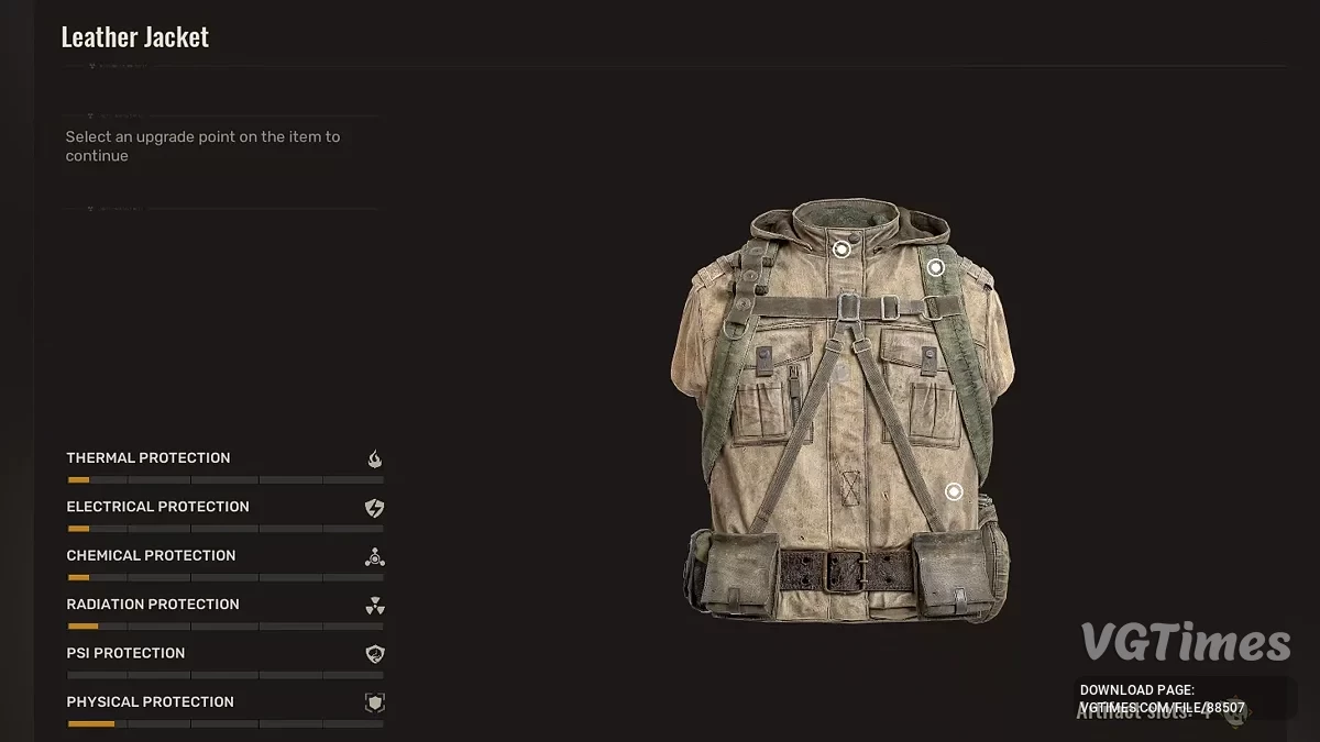 S.T.A.L.K.E.R. 2: Heart of Chornobyl — Слоты для артефактов в броне