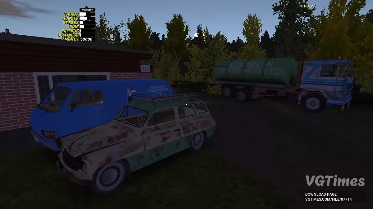 My Summer Car — Собранная Сатсума, есть весь транспорт, много денег
