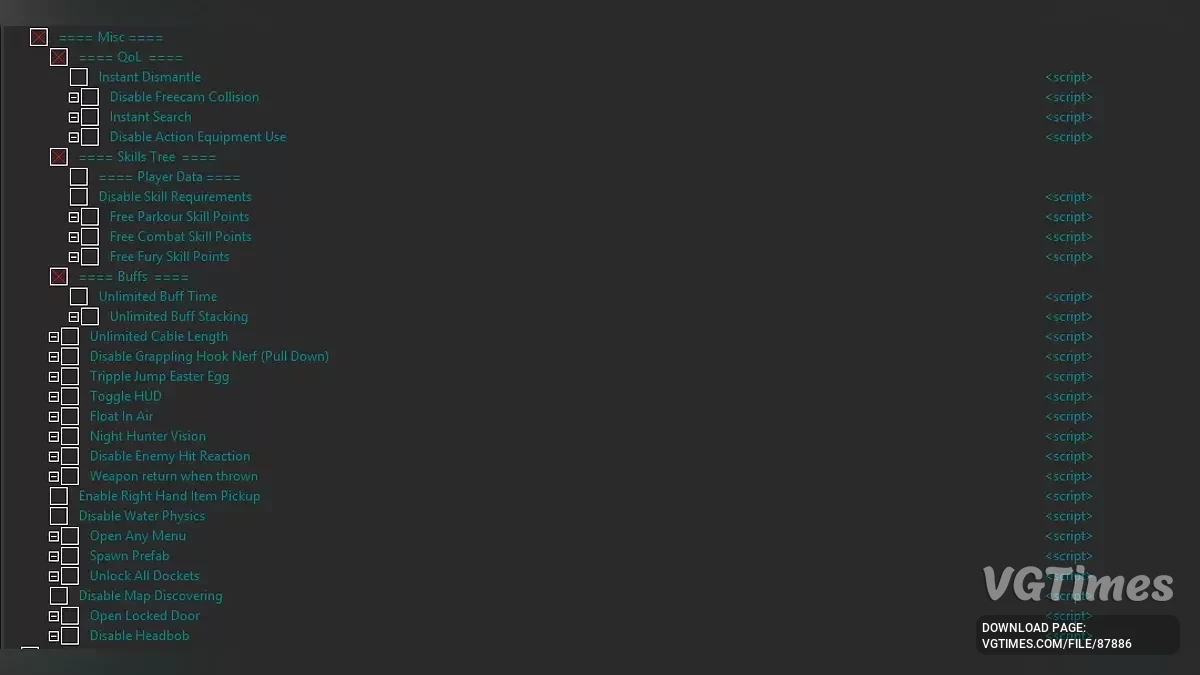 Dying Light: The Beast — Таблица для Cheat Engine [1.0.4]