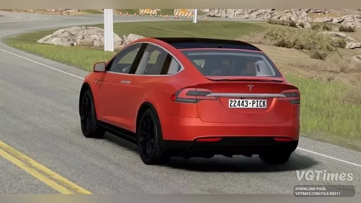 BeamNG.drive — Tesla Model X (0.37.x)