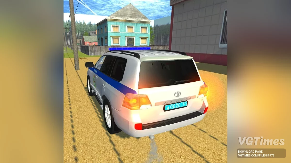 Simple Car Crash Physics Sim — Toyota LC200 ДПС