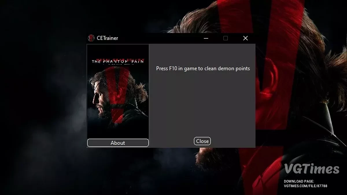 Metal Gear Solid 5: The Phantom Pain — Трейнер «Очистка кармы»