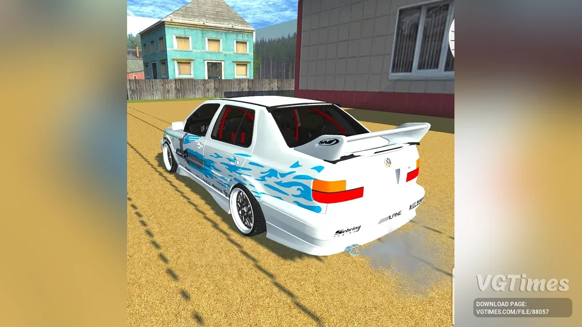 Simple Car Crash Physics Sim — Volkswagen Jetta из фильма "Форсаж"