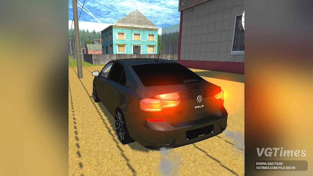 Simple Car Crash Physics Sim — Volkswagen Polo 2020