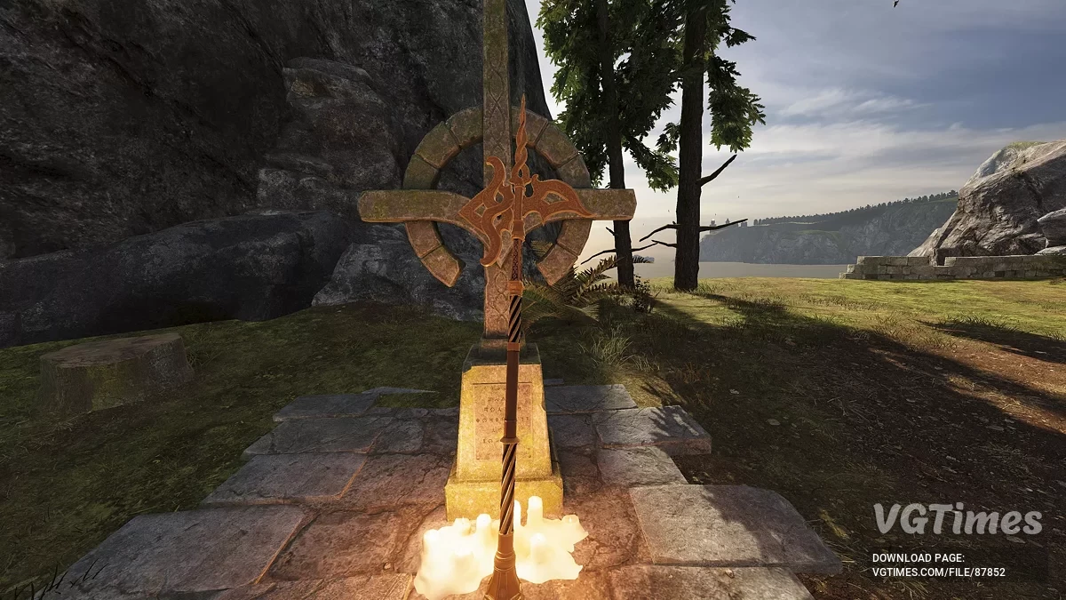 Blade and Sorcery — Золотая алебарда из игры Elden Ring