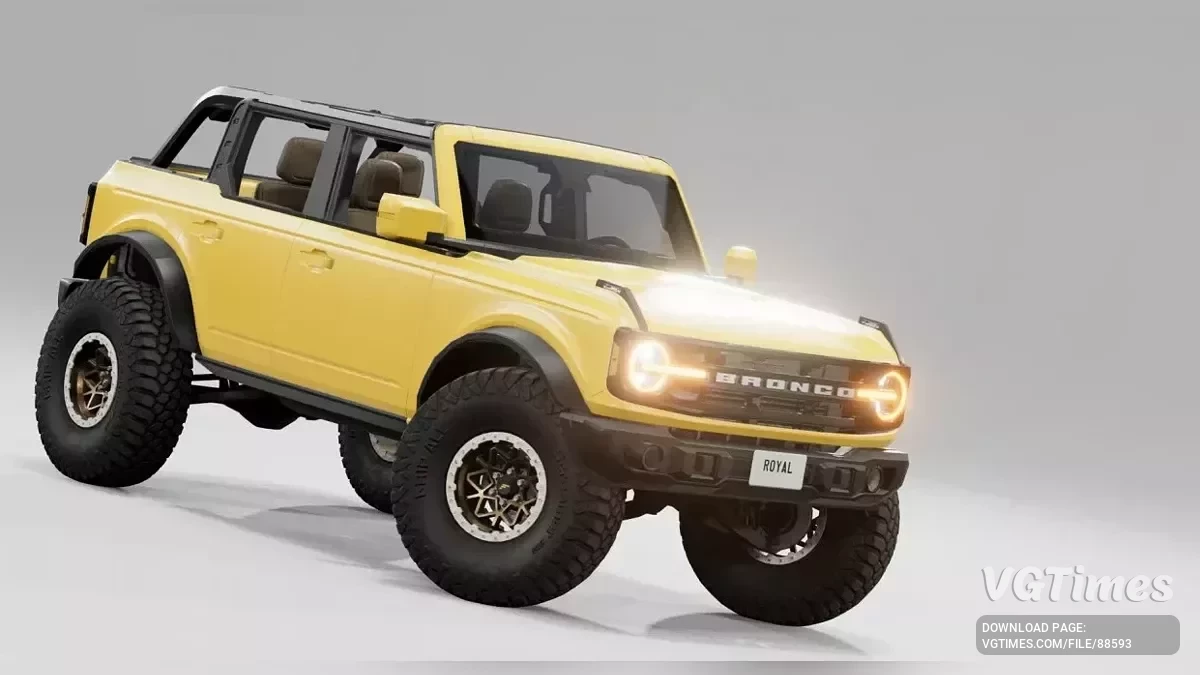 BeamNG.drive — 2023 Ford Bronco WildTrak update (0.37.x)