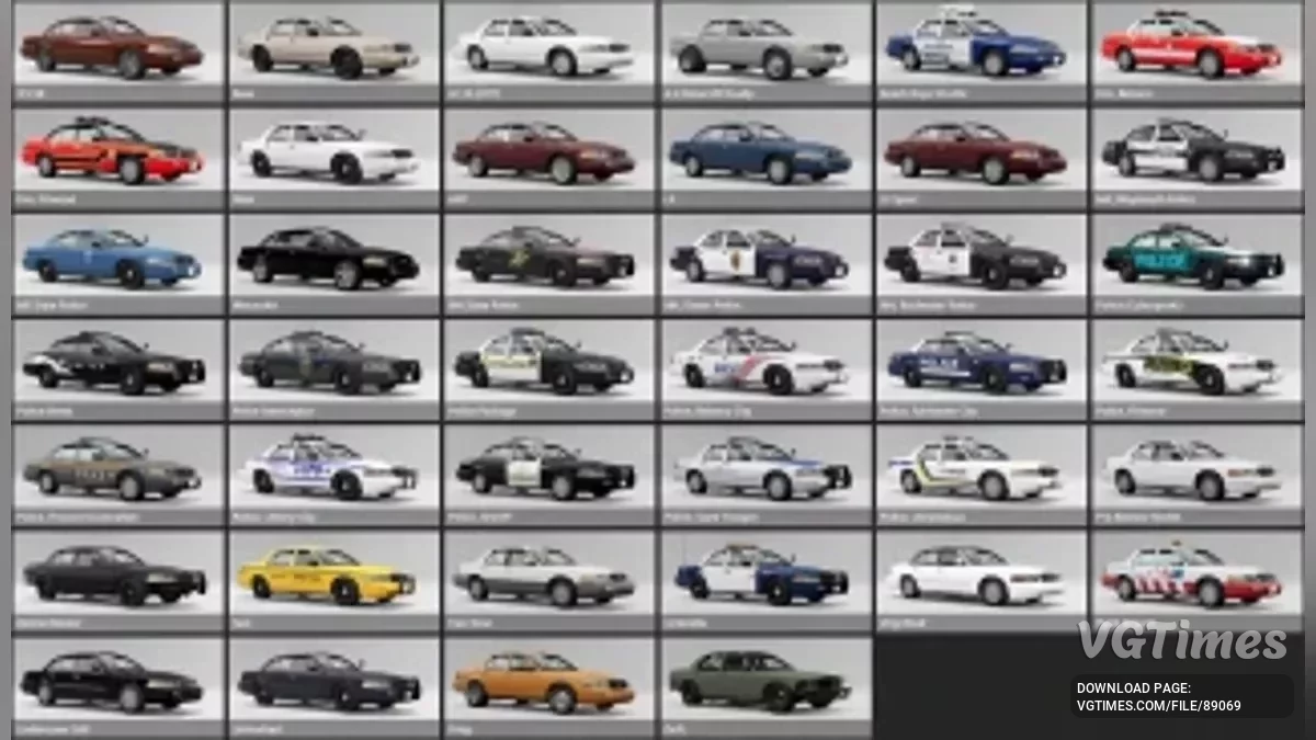 BeamNG.drive — 98-11 Ford Crown Victoria v4.60 (0.37.x)
