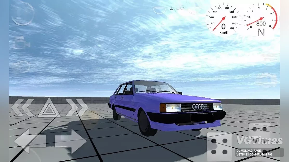Simple Car Crash Physics Sim — Audi 80