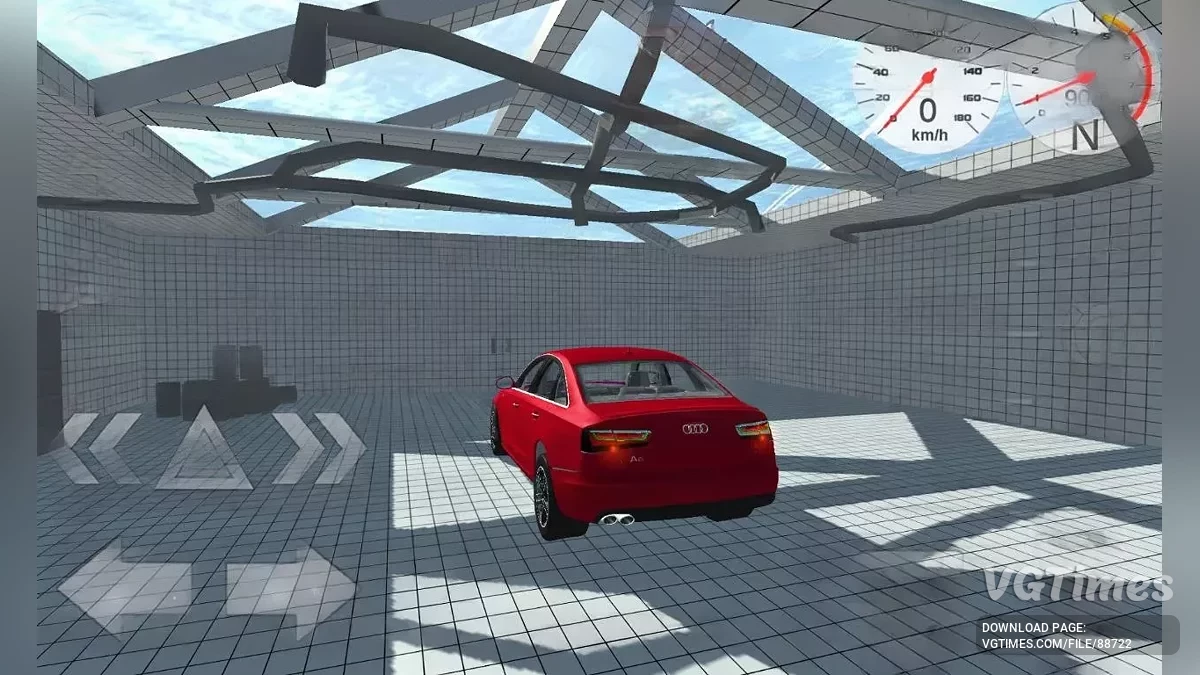 Simple Car Crash Physics Sim — Audi A6