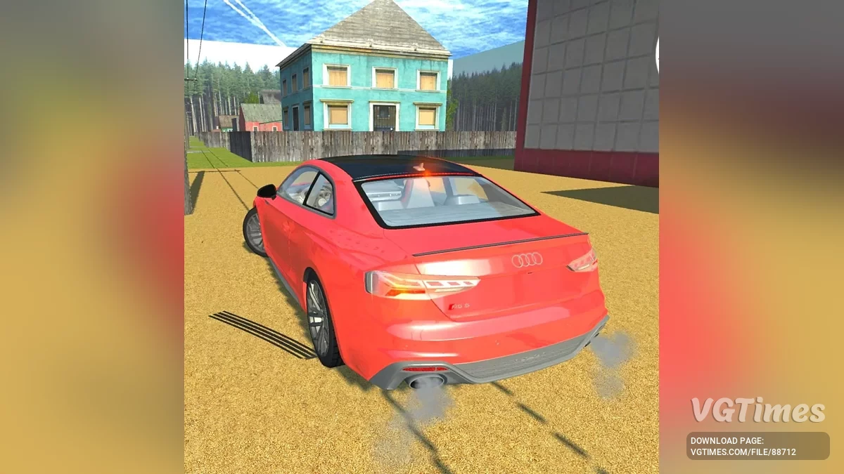 Simple Car Crash Physics Sim — AUDI RS5