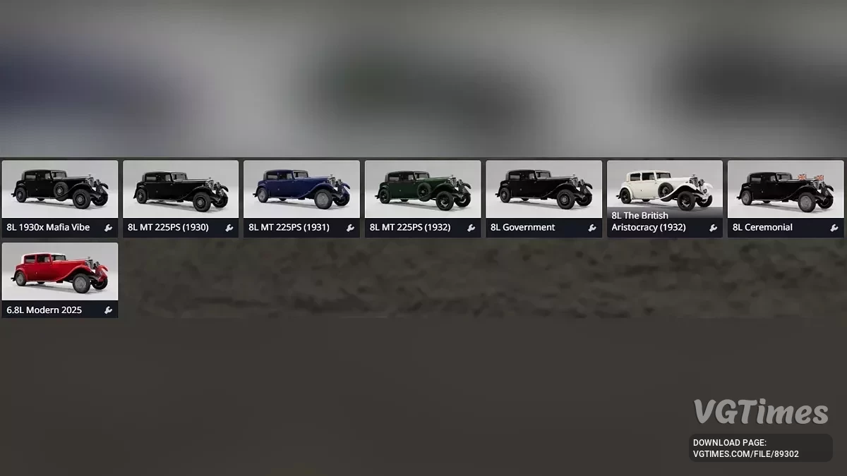 BeamNG.drive — Bentley 8 Litre 1930 v2.0 (0.37.x)