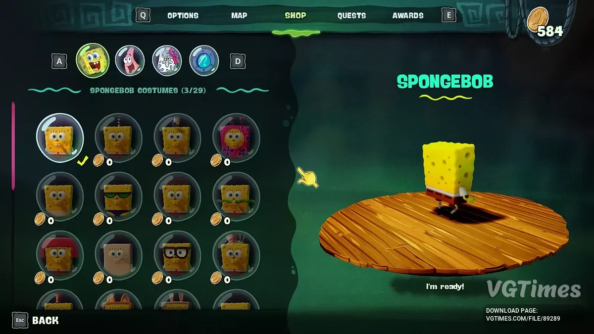 SpongeBob SquarePants: Titans of the Tide — Бесплатный магазин