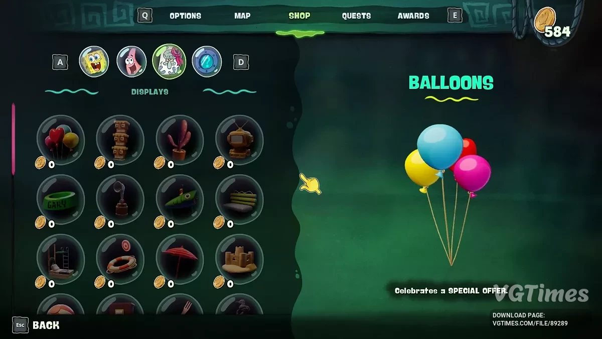 SpongeBob SquarePants: Titans of the Tide — Бесплатный магазин