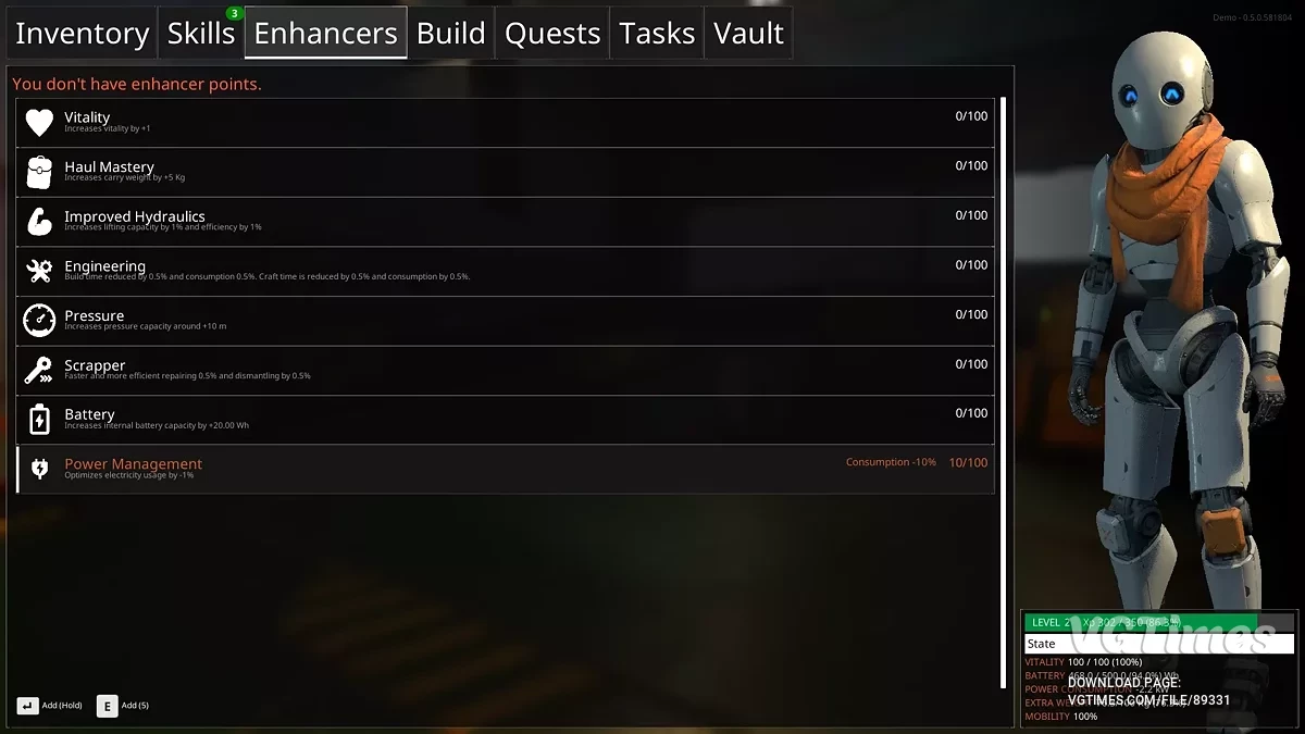 The Last Caretaker — Больше возможностей управления энергией