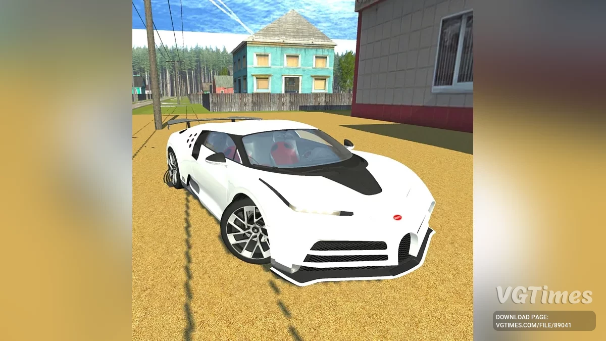 Simple Car Crash Physics Sim — Bugatti Centodieci