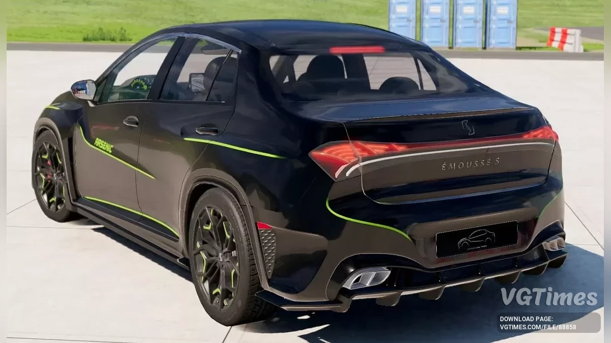 BeamNG.drive — Cherrier Emousse Sedan v4.90 (0.37.x)