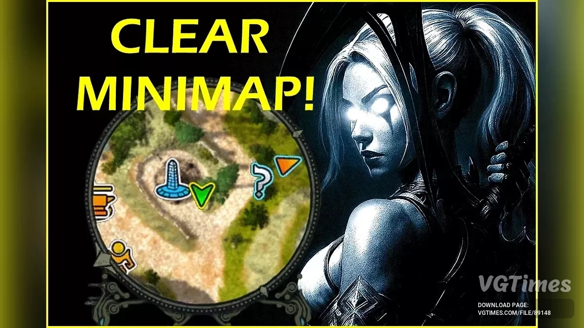 Sacred 2 Remaster — Чистая яркая мини-карта