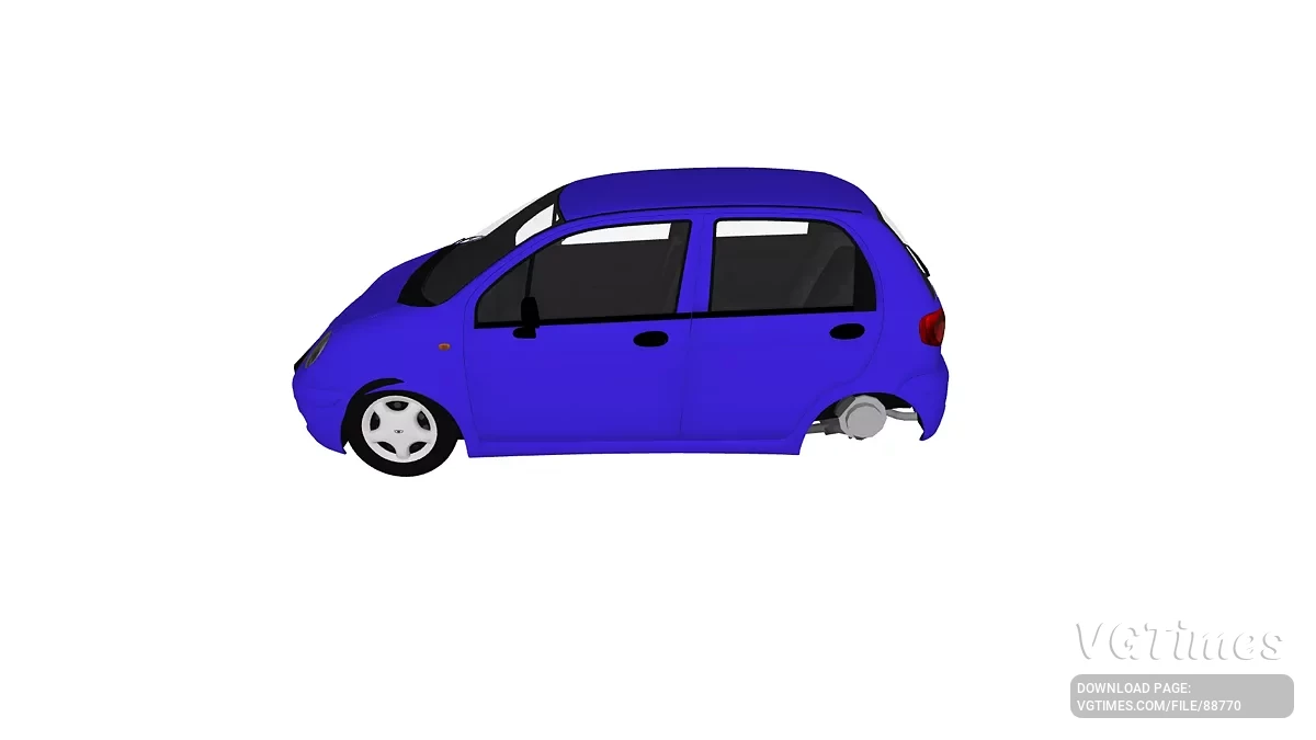 Simple Car Crash Physics Sim — Daewoo Matiz 2014