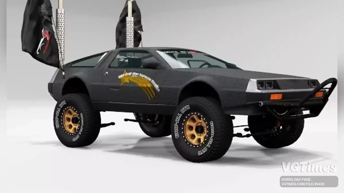 BeamNG.drive — DeLorean DMC-12 1982 v4.0 (0.37.x)