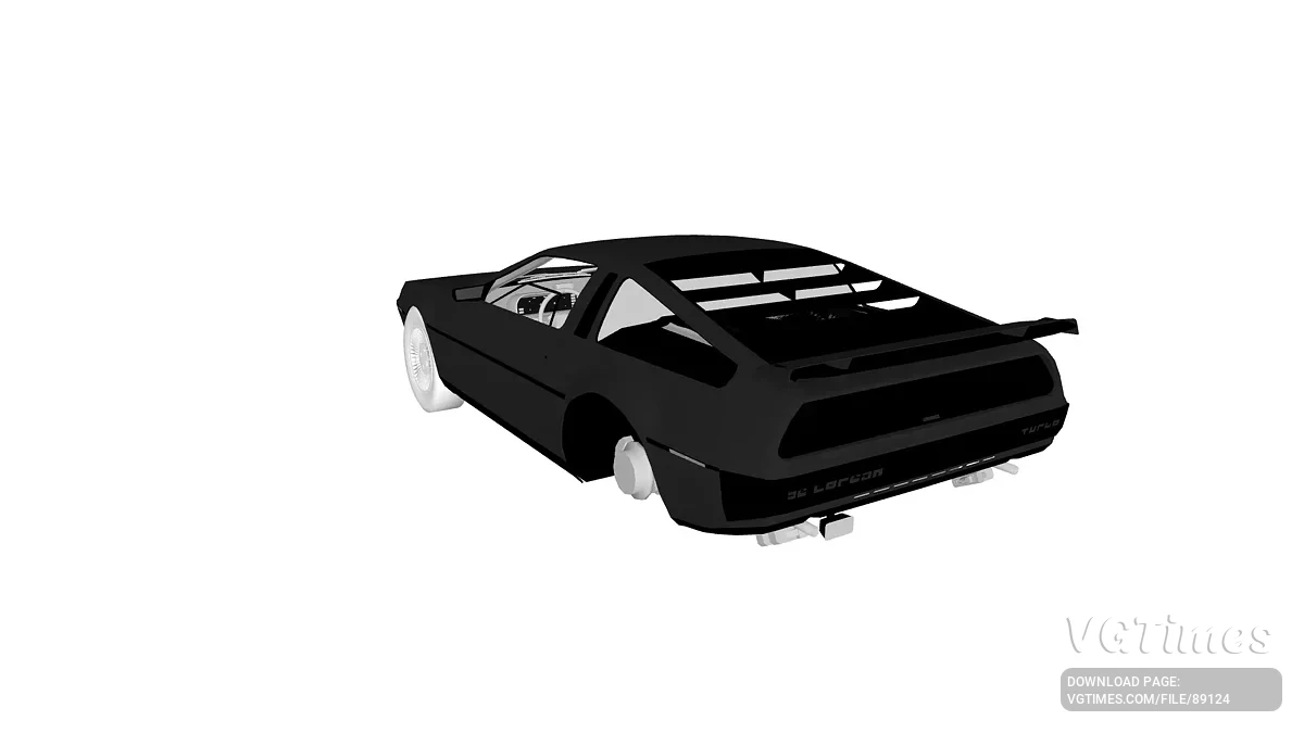 Simple Car Crash Physics Sim — DeLorean DMC-12