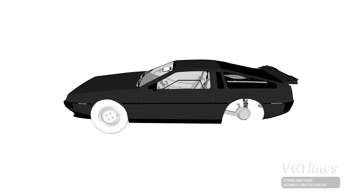 Simple Car Crash Physics Sim — DeLorean DMC-12