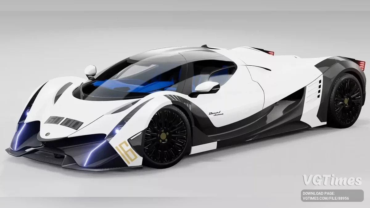 BeamNG.drive — Devel Motors Sixteen v1.1 Rebuilt (0.37.x)