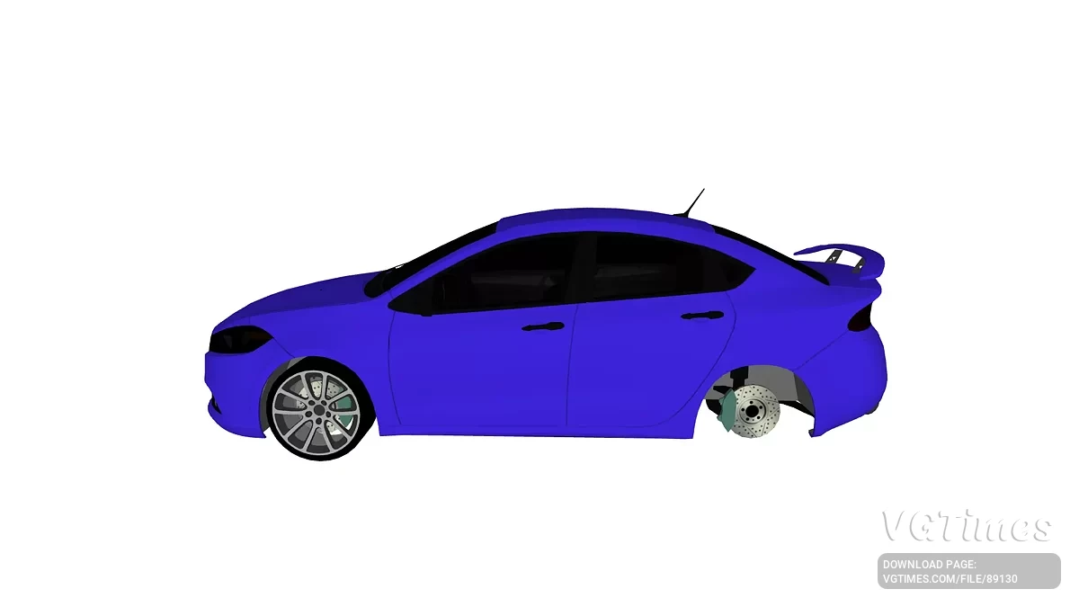 Simple Car Crash Physics Sim — Dodge Dart GT 2017