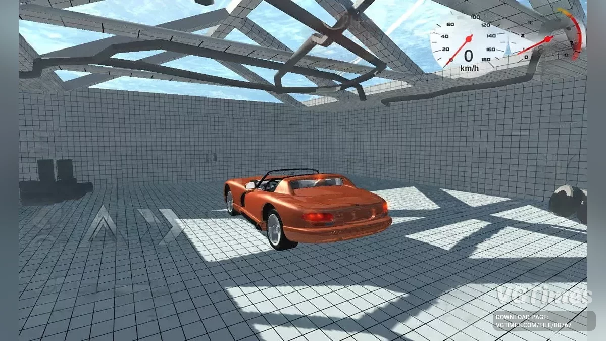 Simple Car Crash Physics Sim — Dodge Viper 1997